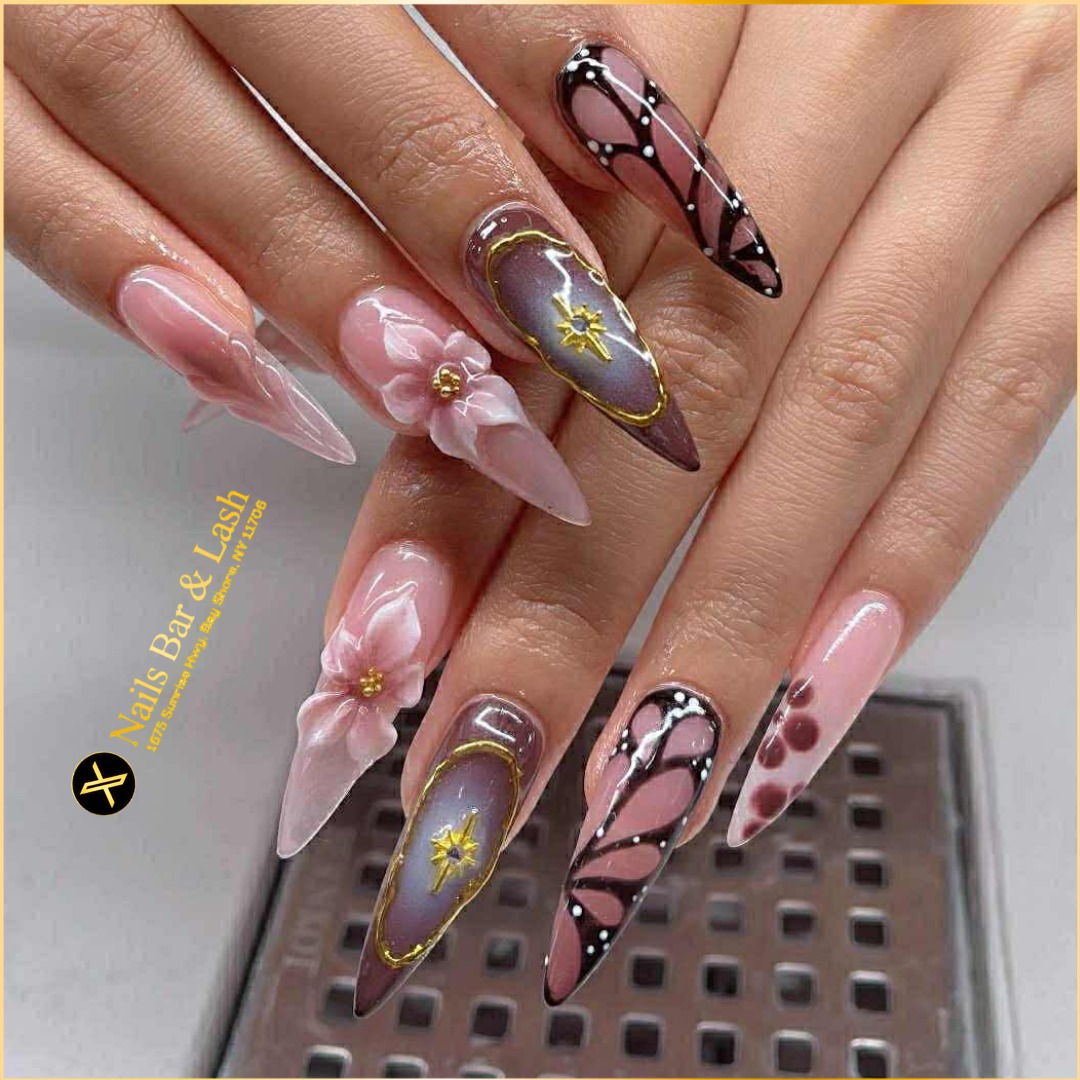 X Nails Bar & Lash nail work in Bay Shore, New York